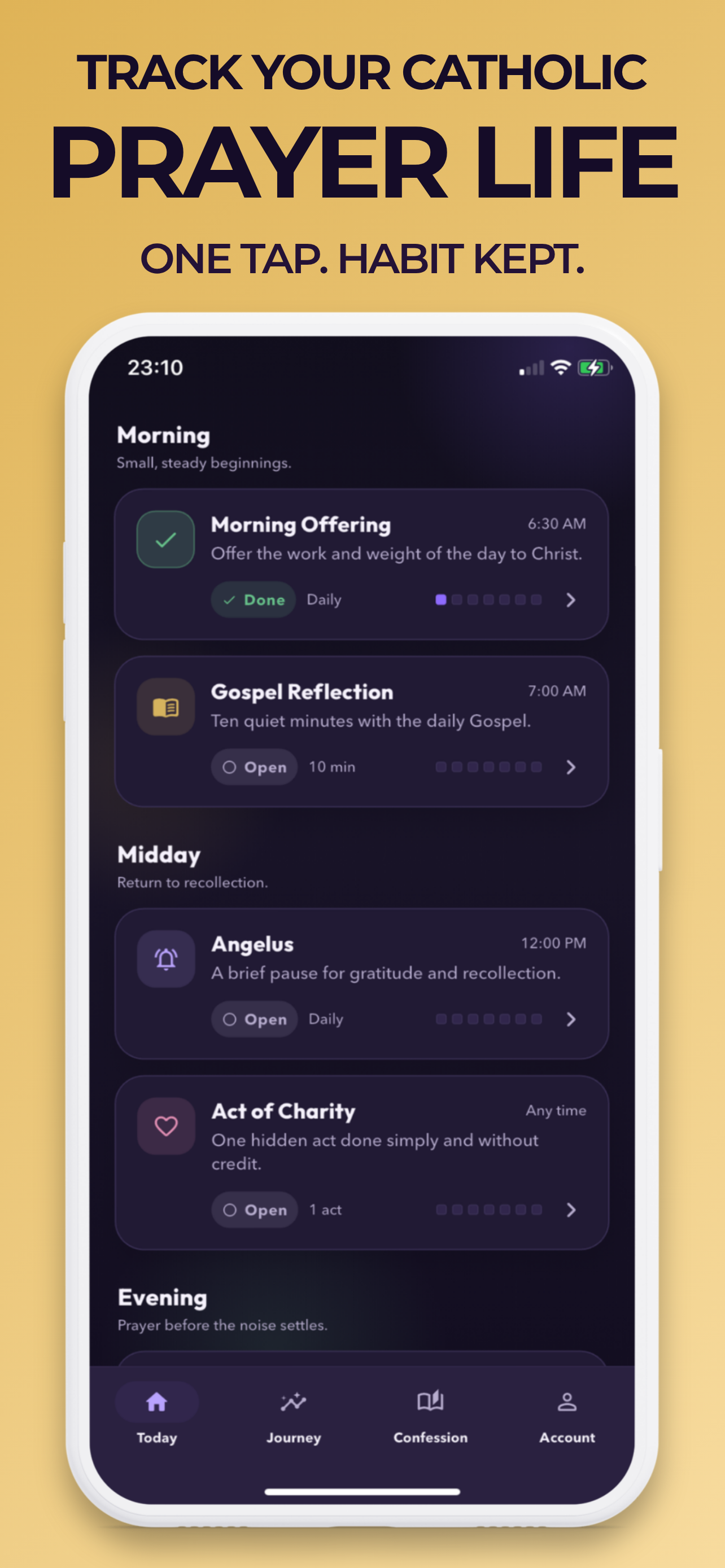 Sacred Habit: Catholic Tracker Preview 1